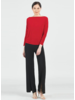 Soft Front Pant with Slit