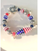 Out Of The Fire Stars & Stripes 5-bd Lampglass Bracelet