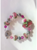 Out Of The Fire La Vie en Rose 5-bead Lampglass Bracelet