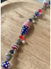 Out Of The Fire Stars & Stripes 5-bd Lampglass Bracelet