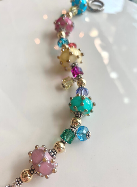 Out Of The Fire Faberge 5-Bead Lampglass Bracelet