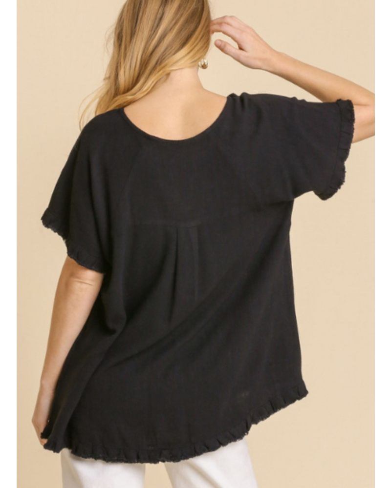 Sunray Cutout Top