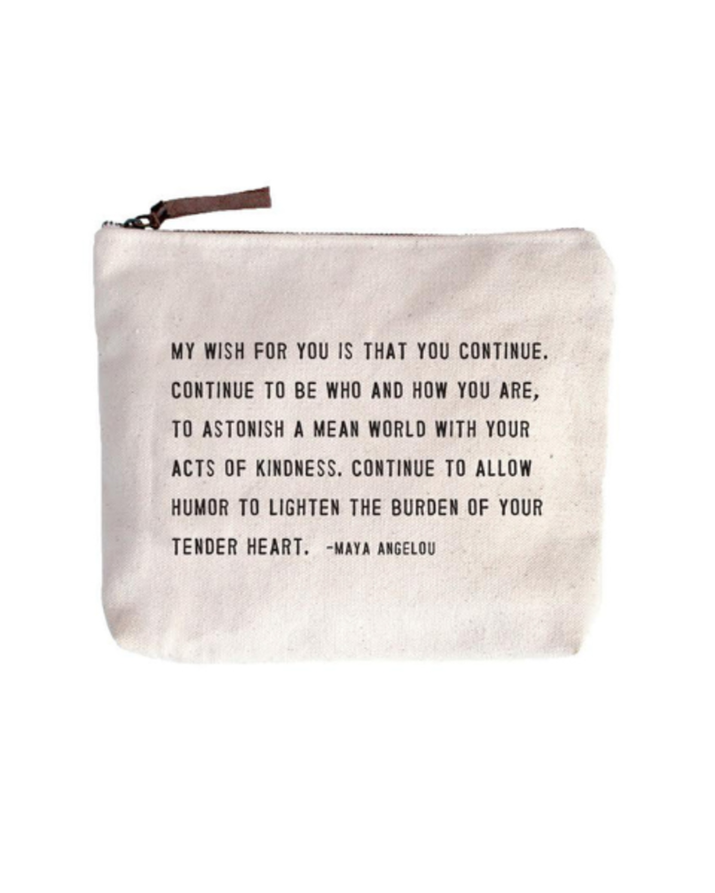 Travel Quote - Accessory Pouch Bag - Clutch Handbag