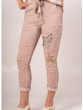 Silver and Gold Sequin Star Pant