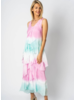 Ombre Dyed Silk Cha Cha Dress