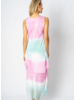 Ombre Dyed Silk Cha Cha Dress