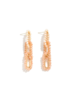 Linked Beaded Drop Earrings