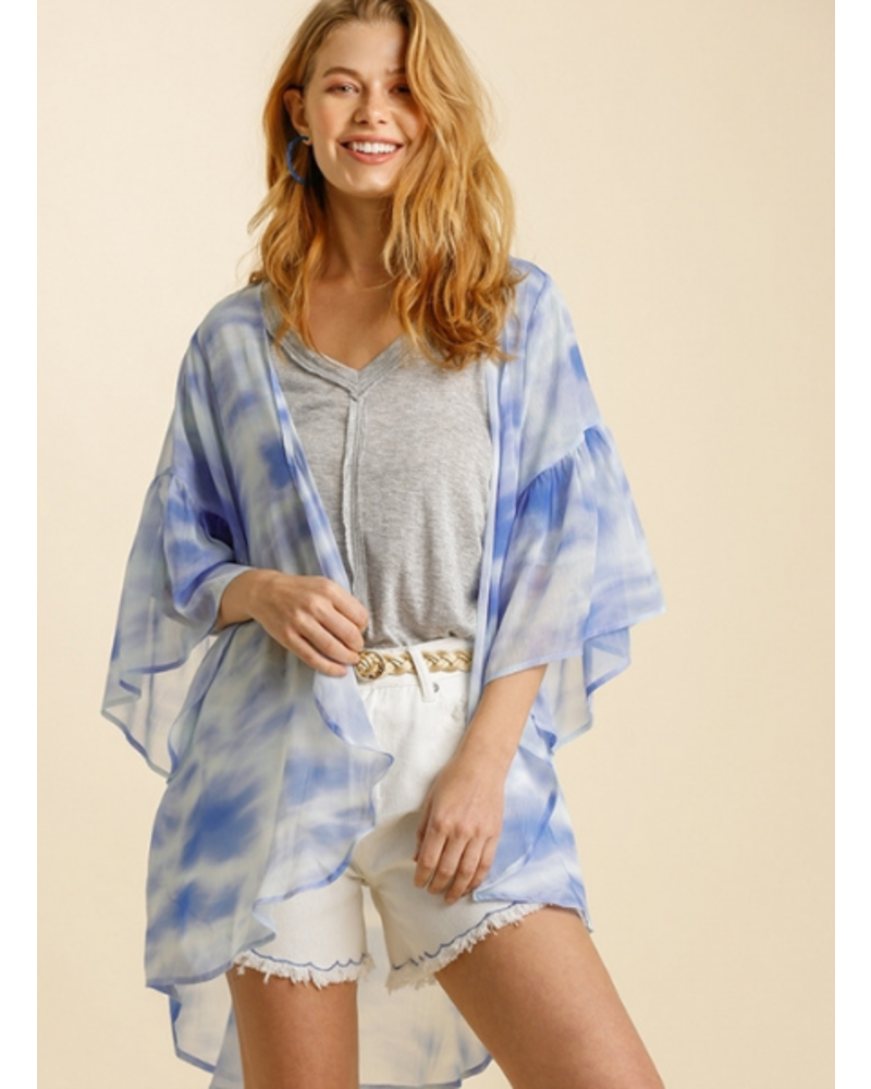 Cloud Print Kimono