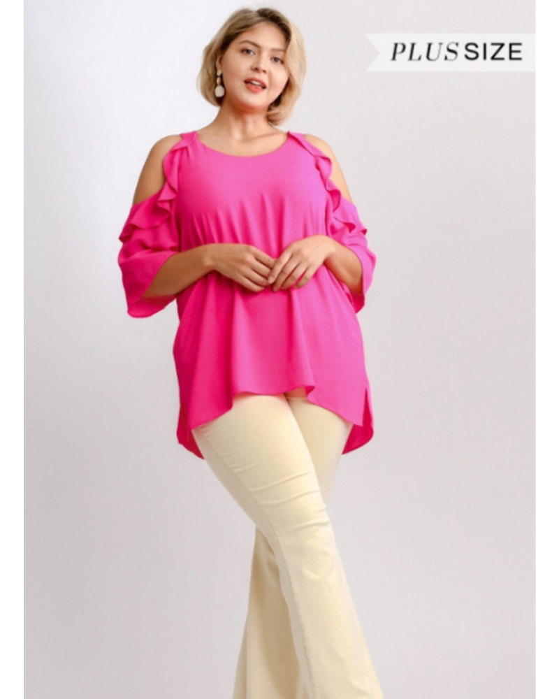 Buy Women Pink Cold Shoulder Top Online At Best Price 