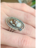 Labradorite Sterling Silver Oval Ring