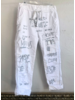 Joggers with Writing, Lace, and Sequins