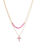 Dainty Layered Cross Necklace