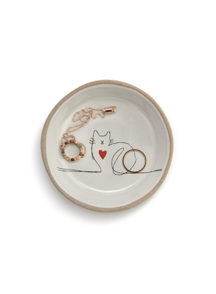 Pet Stoneware Trinket Dish - Trader Rick's for the artful woman