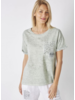 Lace and Sequin Detail Tee