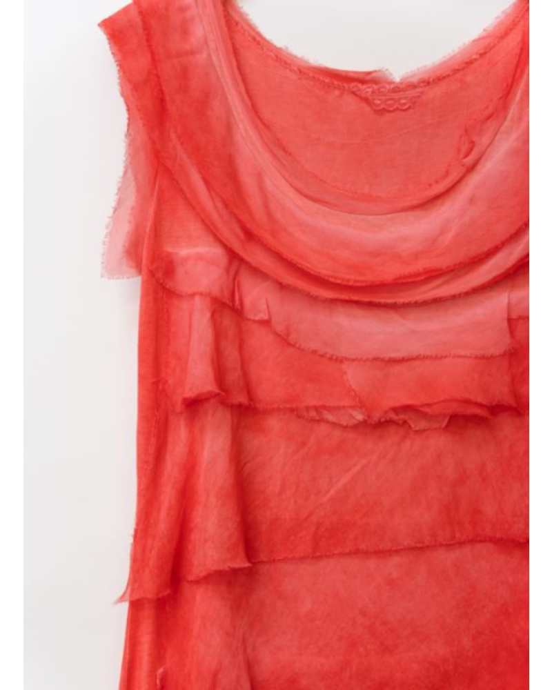 CHIFFON RUFFLE TANK