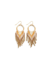 Circle Tassel Drop Earring