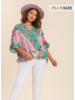 Tropical Animal Crossover Top