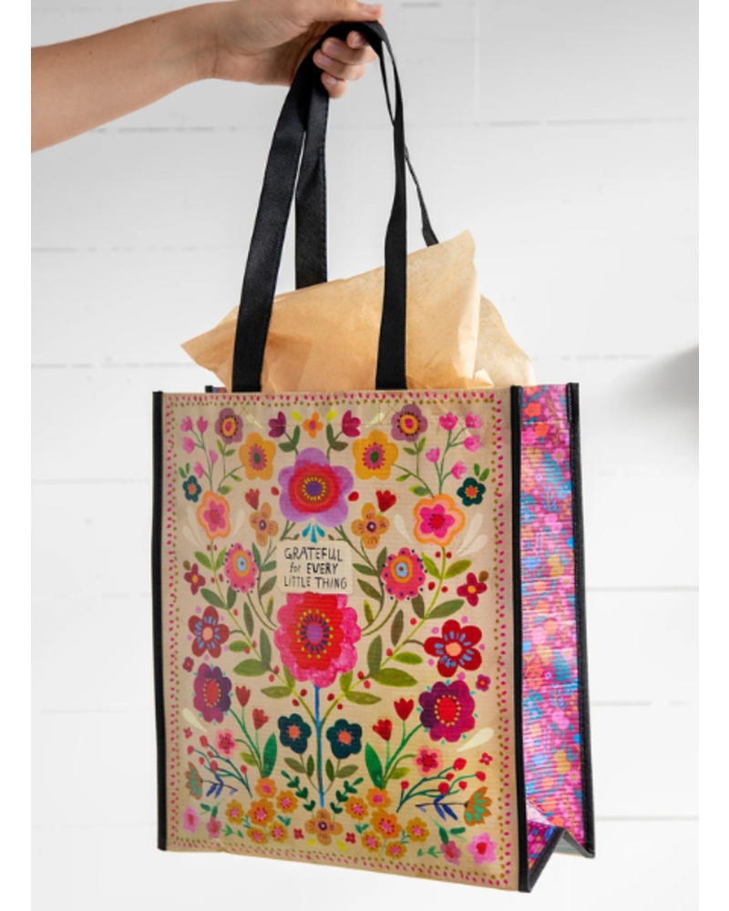 Floral Reusable Bag - Trader Rick's for the artful woman