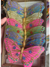 Glitter Butterfly Garland