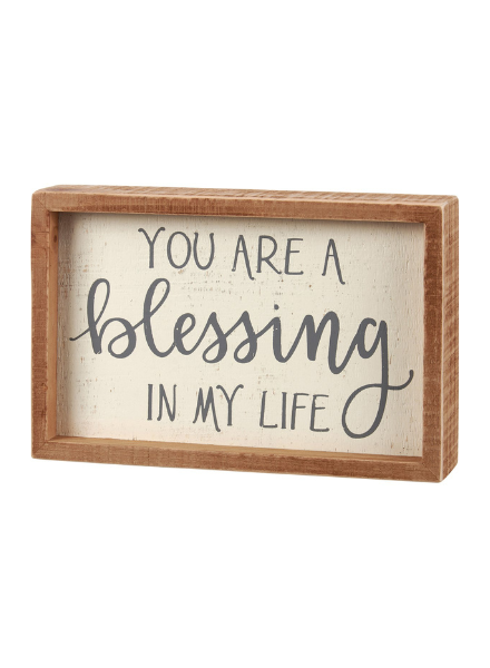 You Are A Blessing Box Sign