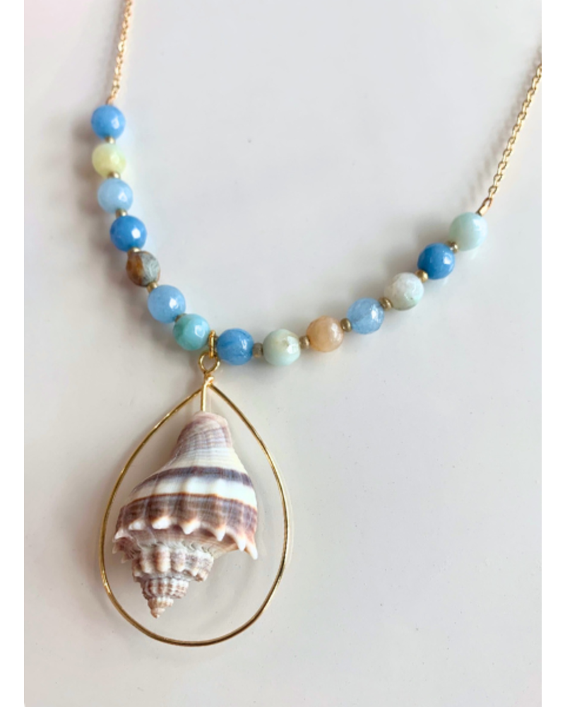 Scallop Shell Necklace - Etsy