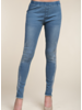 Light Wash Jeans with Rhinestone Leg Detail