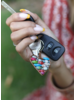 Paper Bead Keychains