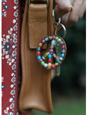 Paper Bead Keychains