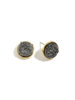 Round Druzy Post Earrings