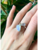 Rainbow Moonstone Sterling Silver Ring