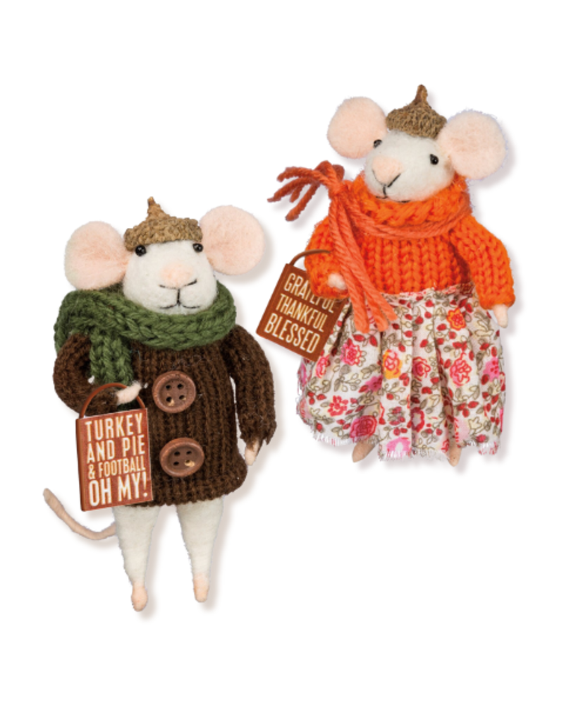 Felt Mouse Ornaments - Trader Rick's for the artful woman