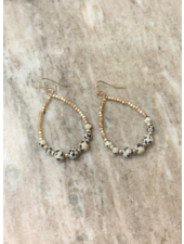 Semi-Precious Stone Drop Earrings