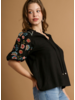 Embroidered Boxy Top