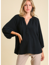 Simple Solid Blouse