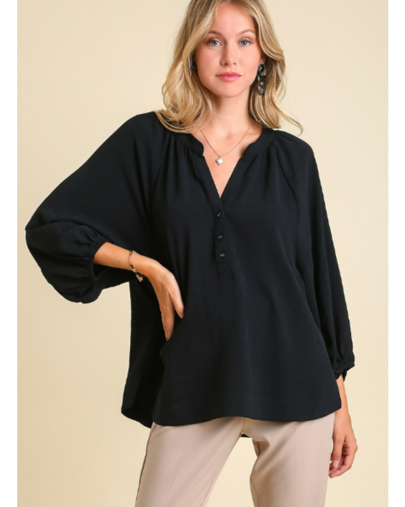 Simple Solid Blouse