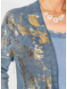 Gold Foil Cardigan