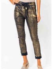 Gold Foil Jeggings