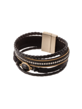 Magnetic Gemstone Center Bracelet
