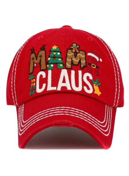 Mama Claus Baseball Cap
