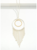 Chain Tassel Circle Pendant Necklace
