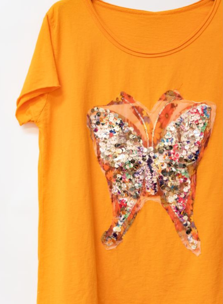 Butterfly Sequin Tee