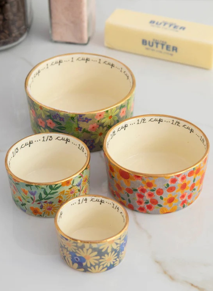 Floral Nesting Measuring Cups