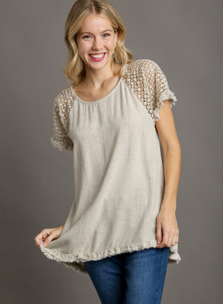 Crochet Sleeve Top