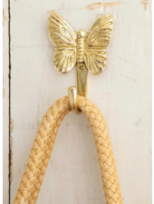 Butterfly Brass Wall Hook