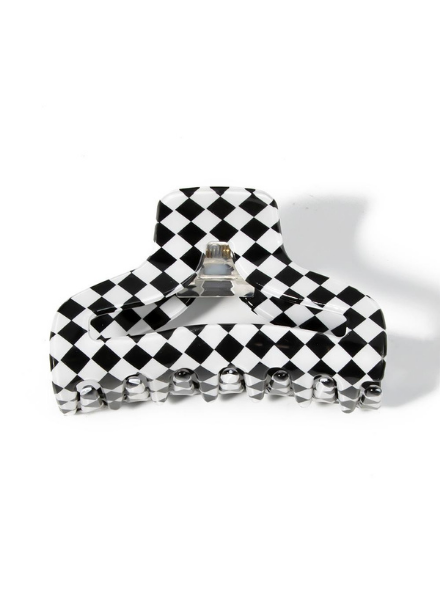 Checkered Hair Clip