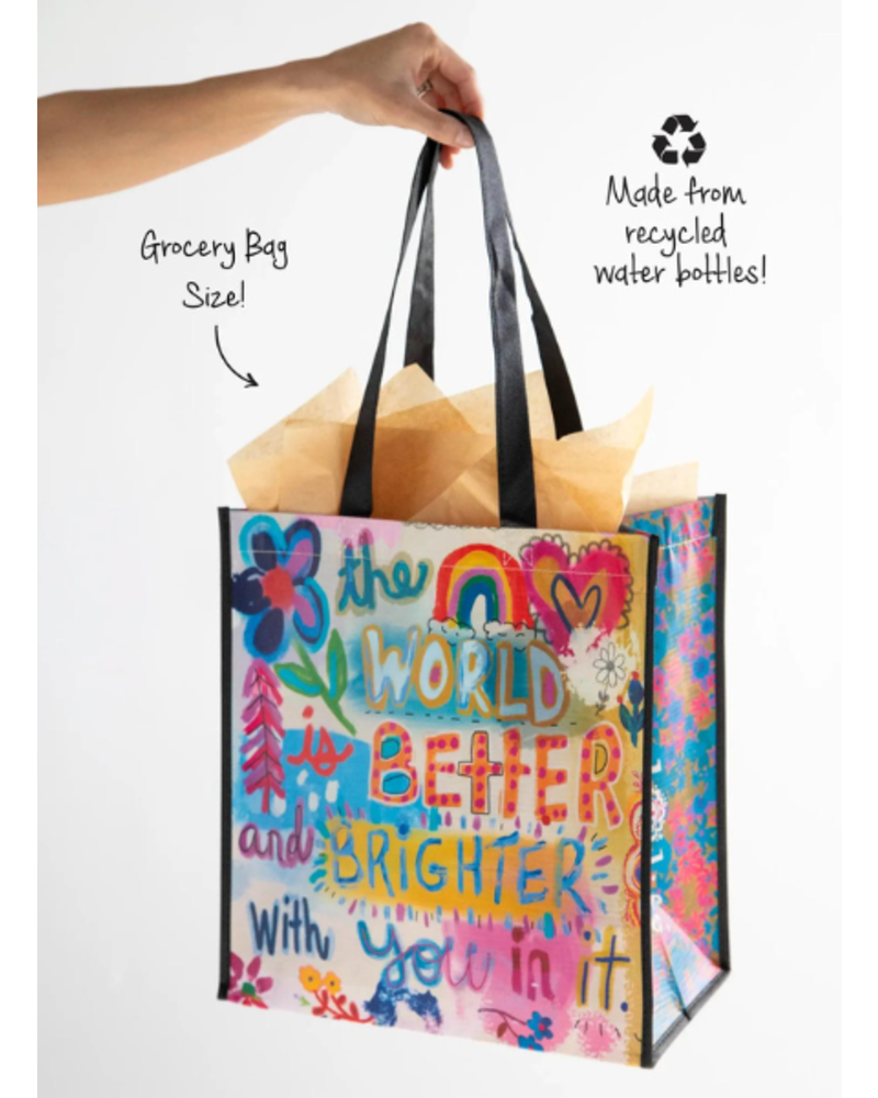 Floral Reusable Bag - Trader Rick's for the artful woman