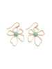 Metal Wire Flower Earrings