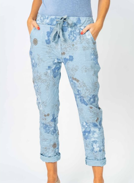 Floral Italian Joggers