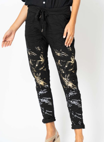 Silver and Gold Foil Jegging