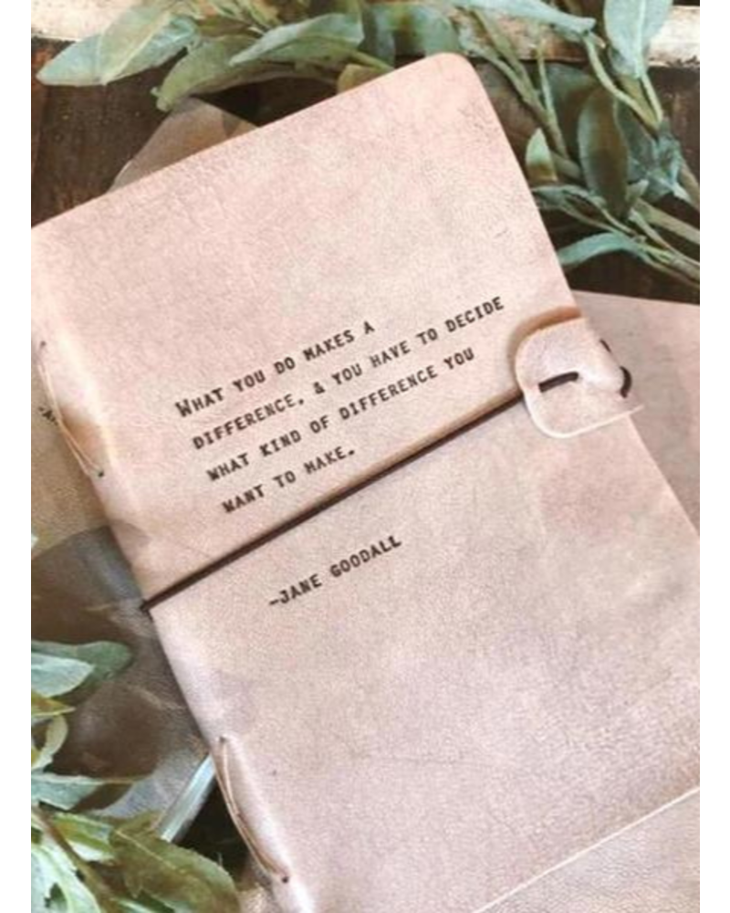 Quote Leather Journals